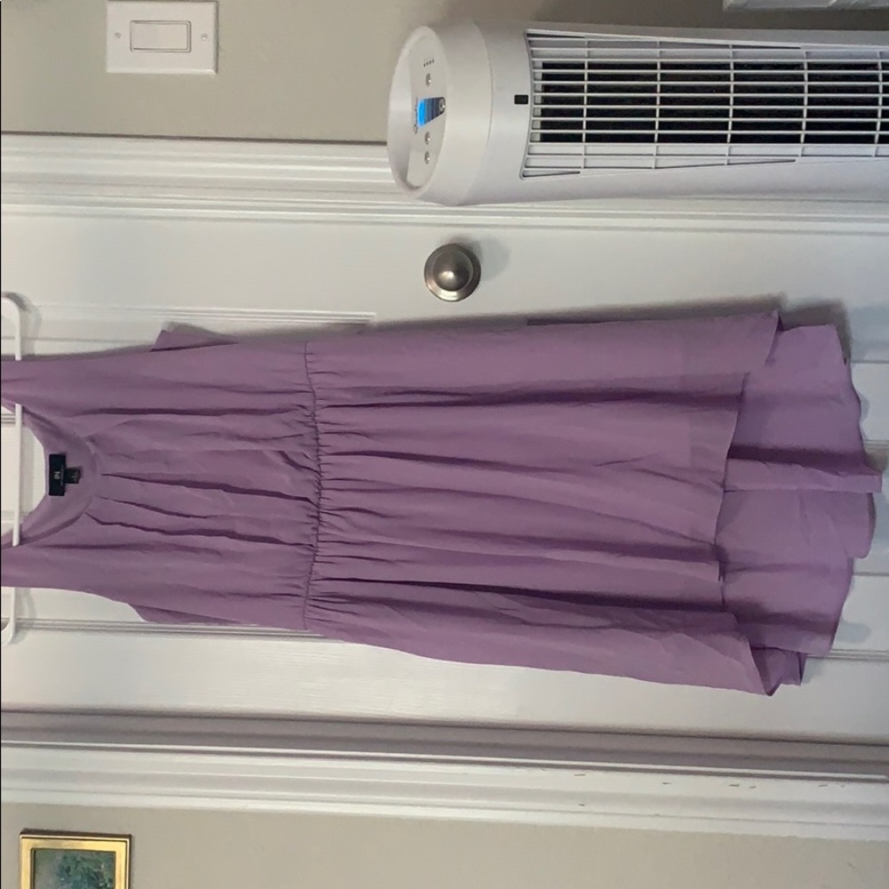 Purple flowy dress